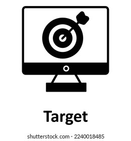 Target Vector Icon Fully Editable

