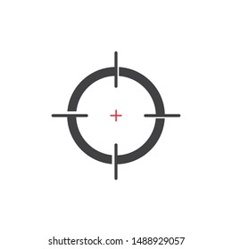 Target Vector icon illustration design template