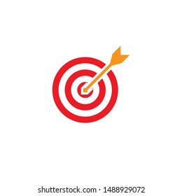 Target Vector icon illustration design template