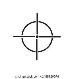 Target Vector icon illustration design template