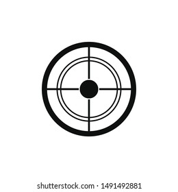 Target Vector icon illustration design template