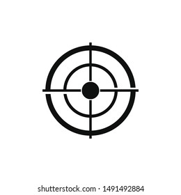 Target Vector icon illustration design template