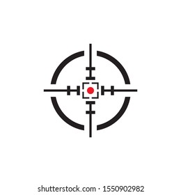 target vector icon illustration design template