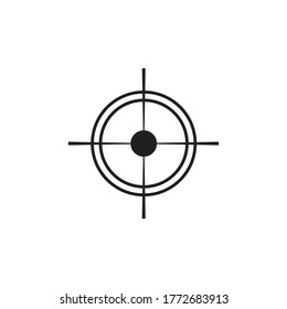 Target Vector icon illustration design template