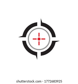 Target Vector icon illustration design template