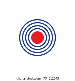 Target Vector, Target Icon Vector Illustration Eps10, target sign on white background, Target icon for web and app