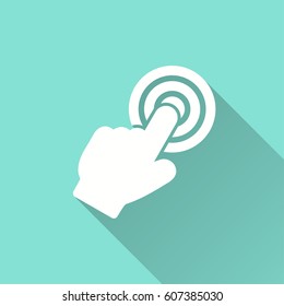 Target vector icon. Illustration isolated for graphic and web design.