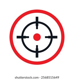 Target vector icon illustration logo