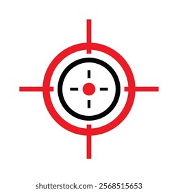 Target vector icon illustration logo