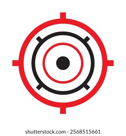Target vector icon illustration logo