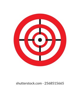 Target vector icon illustration logo