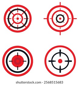 Target vector icon illustration logo