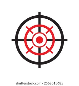Target vector icon illustration logo