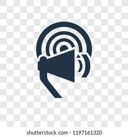 Target vector icon isolated on transparent background, Target transparency logo concept