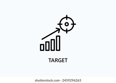 Target Vector Icon Or Logo Illustration