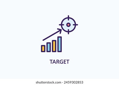 Target Vector Icon Or Logo Illustration
