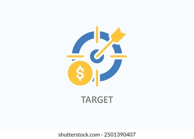 Target Vector Icon Or Logo Illustration