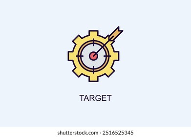 Icono De Vector De Destino O Ilustración De Logotipo