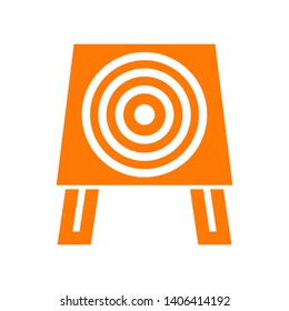 Target vector icon in modern design style for web site and mobile app - Vector