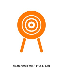 Target vector icon in modern design style for web site and mobile app - Vector