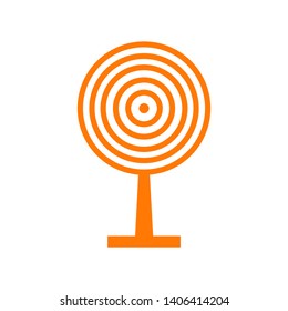 Target vector icon in modern design style for web site and mobile app - Vector