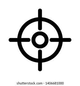 Target vector icon in modern design style for web site and mobile app - Vector