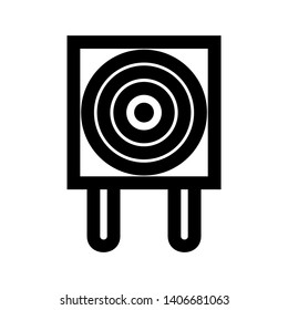 Target vector icon in modern design style for web site and mobile app - Vector