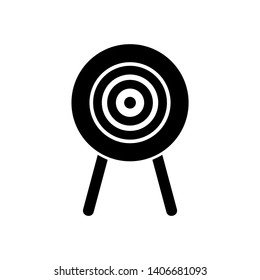 Target vector icon in modern design style for web site and mobile app - Vector