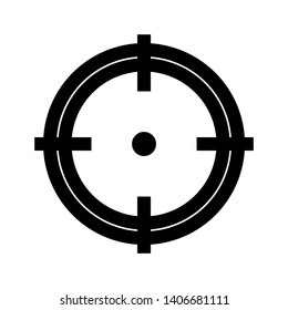 Target vector icon in modern design style for web site and mobile app - Vector