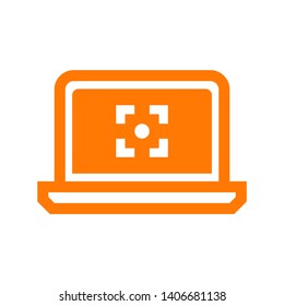Target vector icon in modern design style for web site and mobile app - Vector