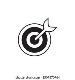 target vector icon in modern design style for website