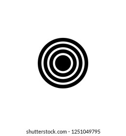target vector icon. target sign on white background. target icon for web and app