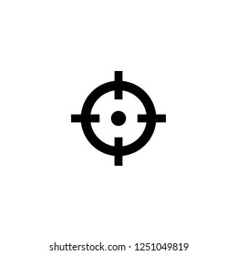 target vector icon. target sign on white background. target icon for web and app