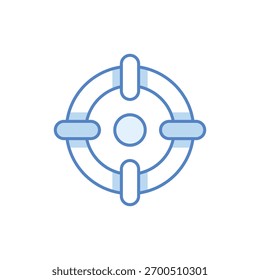 Icono de Vector objetivo ilustración de stock