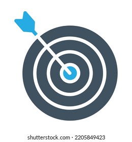 Target Vector Icon which is suitable for commercial work and easily modify or edit it

