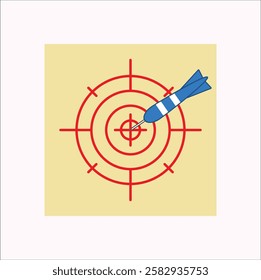 Target vector illustration design. Eps 10.