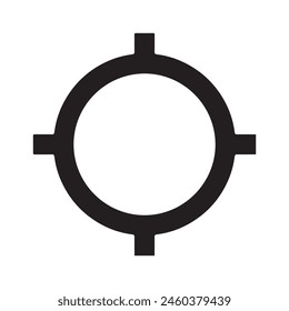 Diseño de Ilustración vectorial de destino. Diseño del Vector de iconos de destino en eps 10