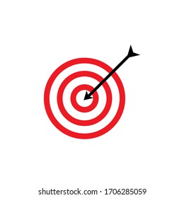 Target vector illustration design template