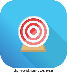 Ziel-Vektorgrafik auf transparentem Hintergrund.Premium-Qualitätssymbole.Vektorlinienflachsymbol für Konzept und Grafikdesign.
