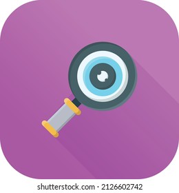 ilustración vectorial de destino en un fondo transparente.Símbolos de calidad premium.Icono plano de línea vectorial para el diseño de conceptos y gráficos.

