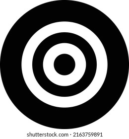 Ilustración vectorial de destino en un fondo transparente.Símbolos de calidad premium.Icono vectorial glifos para diseño de concepto y gráfico.