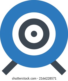 Ilustración vectorial de destino en un fondo transparente.Símbolos de calidad premium.Icono vectorial glifos para diseño de concepto y gráfico.