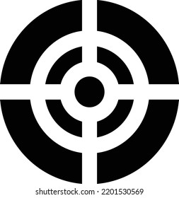 ilustración vectorial de destino en un fondo transparente.Símbolos de calidad premium.Icono vectorial glifos para el concepto y el diseño gráfico.