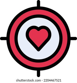 target Vector illustration on a transparent background.Premium quality symmbols.Stroke vector icons for concept and graphic design.