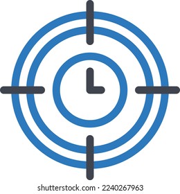  ilustración vectorial de destino en un fondo transparente. Símbolos de calidad superior. Iconos vectoriales de glifos para diseño de conceptos y gráficos. 