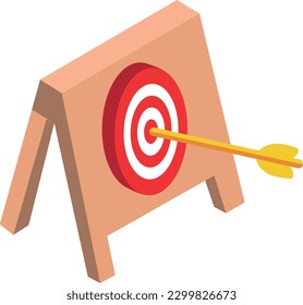 target Vector illustration on a transparent background. Premium quality symbols. Flat icons for concept and graphic design.