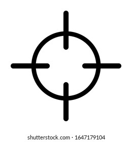 Target vector illustration for web design