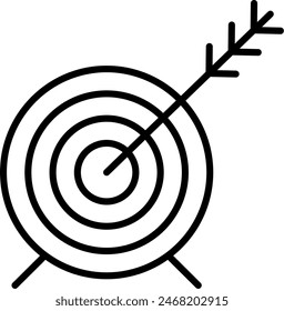 Target Vector Line Icon Design