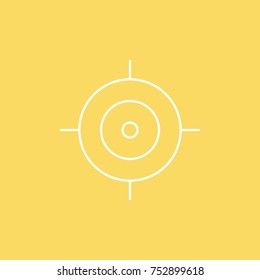 target vector line icon. Eps-10.