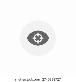 target view icon sign vector
